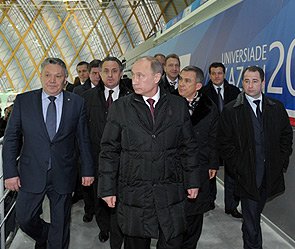 Путин впечатлен подготовкой к Универсиаде